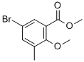 METHYL 5-BROMO-2-METHOXY-3-METHYLBENZENECARBOXYLATE CAS#: 722497-32-7