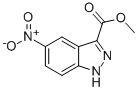 METHYL 5-NITRO-1H-INDAZOLE-3-CARBOXYLATE CAS#: 78155-75-6