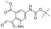 METHYL 6-N-BOC-AMINO-3-FORMYL-1H-INDOLE-4-CARBOXYLATE CAS#: 731810-57-4