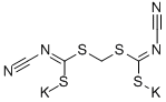 METHYLENEBIS(CYANIMIDODITHIOCARBONIC ACID)-S,S-DIPOTASSIUM SALT CAS#: 76837-94-0