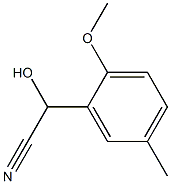 Mandelonitrile, 2-methoxy-5-methyl- (5CI) CAS#: 705288-17-1