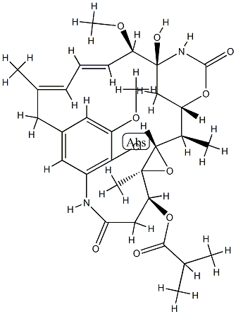 Maytansine, 2-de(acetylmethylamino)-22-demethyl-2-methyl- CAS#: 77353-69-6