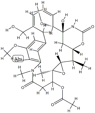 Maytansine, O3-acetyl-O3-de2-(acetylmethylamino)-1-oxopropyl-30-hydroxy- CAS#: 78619-40-6