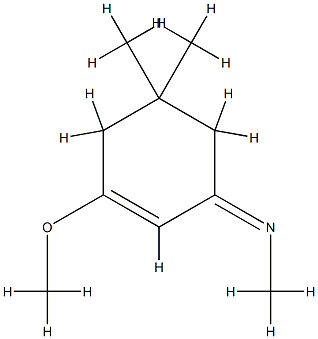 Methanamine, N-(3-methoxy-5,5-dimethyl-2-cyclohexen-1-ylidene)-, [N(E)]- (9CI) CAS#: 767626-00-6