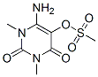 Methanesulfonic acid 6-amino-1,2,3,4-tetrahydro-1,3-dimethyl-2,4-dioxopyrimidin-5-yl ester CAS#: 74051-48-2