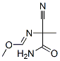 Methanimidic acid, N-(2-amino-1-cyano-1-methyl-2-oxoethyl)-, methyl ester CAS#: 79681-03-1
