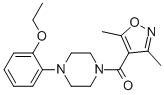 Methanone, (3,5-dimethyl-4-isoxazolyl)[4-(2-ethoxyphenyl)-1-piperazinyl]- CAS#: 717872-74-7