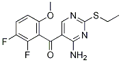 Methanone, [4-aMino-2-(ethylthio)-5-pyriMidinyl](2,3-difluoro-6-Methoxyphenyl)- CAS#: 741713-37-1