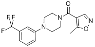 Methanone, (5-methyl-4-isoxazolyl)[4-[3-(trifluoromethyl)phenyl]-1-piperazinyl]- CAS#: 776270-75-8