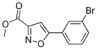 Methyl 5-(3-Bromophenyl)isoxazole-3-carboxylate CAS#: 745078-74-4