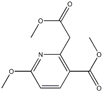 Methyl 6-Methoxy-2-(2-Methoxy-2-oxoethyl)nicotinate CAS#: 766548-58-7