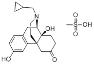 Morphinan-6-one, 17-(cyclopropylmethyl)-3,14-dihydroxy-, methanesulfon ate, L- CAS#: 73361-72-5