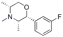 Morpholine, 2-(3-fluorophenyl)-3,4,5-trimethyl-, [2R-(2alpha,3ba,5ba)]- (9CI) CAS#: 791753-71-4