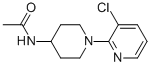 N-[1-(3-CHLOROPYRIDIN-2-YL)PIPERIDIN-4-YL]ACETAMIDE CAS#: 77145-34-7