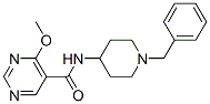 N-(1-Benzyl-4-piperidyl)-4-methoxy-5-pyrimidinecarboxamide CAS#: 72412-47-6