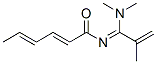 N-[1-(Dimethylamino)-2-methyl-2-propenylidene]-2,4-hexadienamide CAS#: 75378-92-6