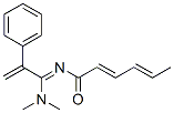 N-[1-(Dimethylamino)-2-phenyl-2-propenylidene]-2,4-hexadienamide CAS#: 75378-95-9