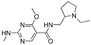 N-[(1-Ethyl-2-pyrrolidinyl)methyl]-4-methoxy-2-(methylamino)-5-pyrimidinecarboxamide CAS#: 72412-05-6