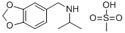 N-(1-Methylethyl)-1,3-benzodioxole-5-methanamine methanesulfonate (sal t) CAS#: 72156-43-5