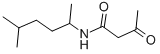N-(1,4-Dimethylpentyl)-2-acetylacetamide CAS#: 73622-68-1