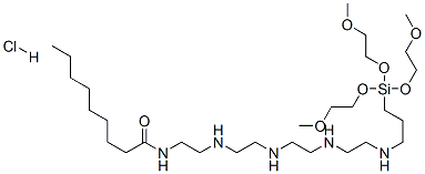 N-[16,16-bis(2-methoxyethoxy)-17,20-dioxa-3,6,9,12-tetraaza-16-silahenicos-1-yl]nonanamide monohydrochloride CAS#: 73545-23-0