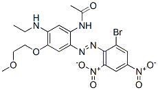 N-[2-[(2-Bromo-4,6-dinitrophenyl)azo]-5-(ethylamino)-4-(2-methoxyethoxy)phenyl]acetamide CAS#: 72066-86-5