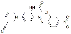 N-[2-[(2-chloro-4-nitrophenyl)azo]-5-[(2-cyanoethyl)allylamino]phenyl]acetamide CAS#: 75150-11-7