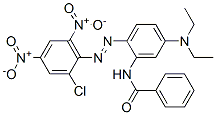 N-[2-[(2-chloro-4,6-dinitrophenyl)azo]-5-(diethylamino)phenyl]benzamide CAS#: 72906-16-2