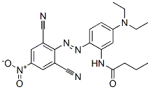 N-[2-[(2,6-dicyano-4-nitrophenyl)azo]-5-(diethylamino)phenyl]butyramide CAS#: 75125-56-3