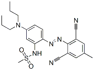 N-[2-[(2,6-dicyano-p-tolyl)azo]-5-(dipropylamino)phenyl]methanesulphonamide CAS#: 72968-82-2