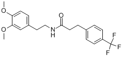 N-[2-(3,4-DIMETHOXYPHENYL)ETHYL]-3-(4-TRIFLUOROMETHYLPHENYL)PROPIONAMIDE CAS#: 769172-66-9