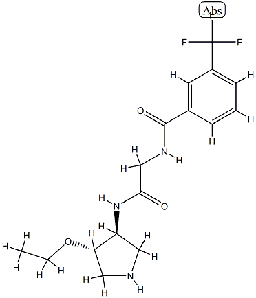 N-[2-[[(3S,4S)-4-ethoxy-3-pyrrolidinyl]aMino]-2-oxoethyl]-3-(trifluoroMet hyl)- CAS#: 708273-42-1