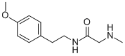 N-[2-(4-methoxyphenyl)ethyl]-2-(methylamino)acetamide CAS#: 77335-15-0