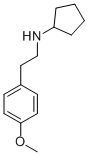 N-[2-(4-methoxyphenyl)ethyl]cyclopentanamine CAS#: 748133-58-6