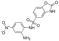N-(2-Amino-4-nitrophenyl)-2,3-dihydro-2-oxo-5-benzoxazolesulfonamide CAS#: 78633-54-2