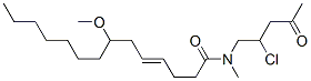 N-(2-Chloro-4-oxopentyl)-7-methoxy-N-methyl-4-tetradecenamide CAS#: 75332-35-3