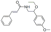 N-[2-Ethoxy-2-(4-methoxyphenyl)ethyl]-3-phenylpropenamide CAS#: 75363-20-1