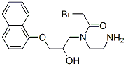 N-[2-Hydroxy-3-(1-naphthoxy)propyl]-N-(bromoacetyl)ethylenediamine CAS#: 72373-88-7