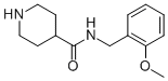 N-(2-METHOXYBENZYL)PIPERIDINE-4-CARBOXAMIDE CAS#: 73415-58-4