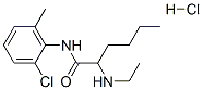 N-(2-chloro-6-methyl-phenyl)-2-ethylamino-hexanamide hydrochloride CAS#: 78265-90-4