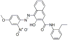 N-(2-ethylphenyl)-3-hydroxy-4-[(4-methoxy-2-nitrophenyl)azo]naphthalene-2-carboxamide CAS#: 72088-87-0