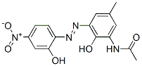 N-[2-hydroxy-3-[(2-hydroxy-4-nitrophenyl)azo]-5-methylphenyl]acetamide CAS#: 79817-74-6
