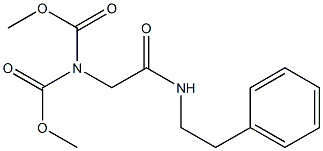 N-2-phenylethylbismethoxycarbonylaminoacetamide CAS#: 74581-18-3