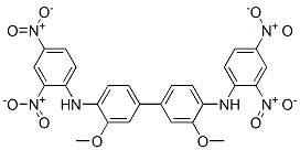 N-(2,4-dinitrophenyl)-4-[4-[(2,4-dinitrophenyl)amino]-3-methoxy-phenyl]-2-methoxy-aniline CAS#: 73560-41-5
