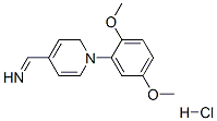 N-(2,5-dimethoxyphenyl)-1-pyridin-4-yl-methanimine hydrochloride CAS#: 75273-90-4