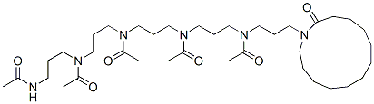 N-[3-[Acetyl[3-(acetylamino)propyl]amino]propyl]-N-[3-[acetyl[3-[acetyl[3-(2-oxoazacyclotridecan-1-yl)propyl]amino]propyl]amino]propyl]acetamide CAS#: 75422-11-6