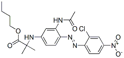 N-[3-(Acetylamino)-4-[(2-chloro-4-nitrophenyl)azo]phenyl]-2-methyl-L-alanine butyl ester CAS#: 73157-51-4