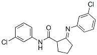 N-(3-Chlorophenyl)-2-[(m-chlorophenyl)imino]cyclopentanecarboxamide CAS#: 73825-70-4