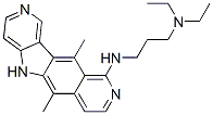 N-[3-(Diethylamino)propyl]-6,11-dimethyl-5H-pyrido[3',4':4,5]pyrrolo[2,3-g]isoquinoline-10-amine CAS#: 73323-33-8
