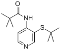 N-(3-TERT-BUTYLSULFANYL-PYRIDIN-4-YL)-2,2-DIMETHYL-PROPIONAMIDE CAS#: 766557-59-9